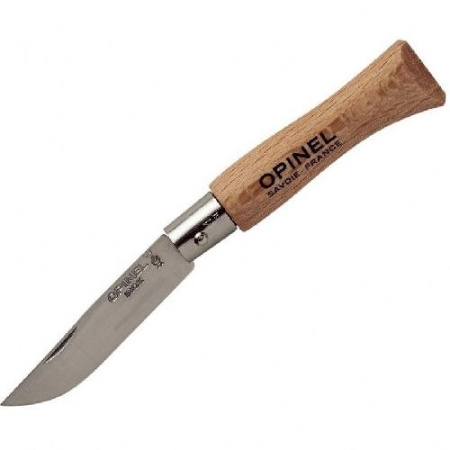 Купить Нож Opinel №4, нержавеющая сталь, рукоять из бука, 121040 арт. 121040