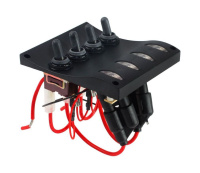 Купить Панель бортового питания, 4 переключателя (упаковка из 24 шт.) арт. C91340LED_pkg_24