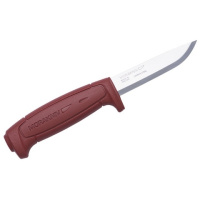 Купить Нож Morakniv Basic углеродистая сталь, ножны, красный арт. 12147