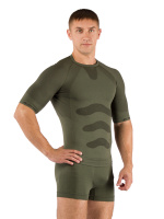 Купить Футболка мужская Abel/ кор. рукав/ синтетика/ зеленый/ S-M, Abel6262SM арт. Abel6262SM