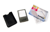 Купить Линза Френеля Levenhuk Zeno 90, 2,5x, 48x45 мм, 1 LED, металл арт. 38122