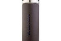 Купить Термос Biostal Охота (1 литр) с кожаной вставкой, коричневый арт. NYP-1000P