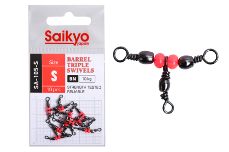 Купить Вертлюг Saikyo SA-105-S - 10 шт (10кг) арт. SA-105-S