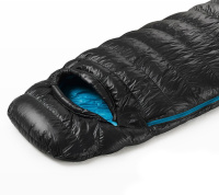 Купить Мешок спальный Naturehike CW400 NH18C400-D сгусинным пухом, размер L, черный, 6927595761670 арт. 6927595761670