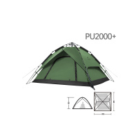 Купить Палатка Naturehike автоматическая NH21ZP008, четырехместная, зеленая, 6976023920660 арт. 6976023920660