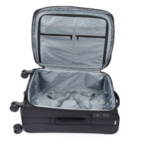 Купить Чемодан Torber Seyd, чёрный, нейлон 600D, 48х22х78 см, 85 л арт. T2021L-Black