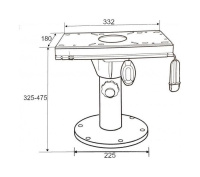 Купить Стойка для сидений 325-457мм c переходником, алюми (упаковка из 4 шт.) арт. 75305-MR_pkg_4