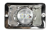 Купить Огонь кормовой прямоугольный, светодиодный, нержавеющая сталь арт. 00146-LD