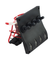 Купить Панель бортового питания, 4 переключателя (упаковка из 24 шт.) арт. C91340LED_pkg_24