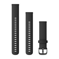 Купить Garmin Ремешок сменный Quick Release 18 мм (силиконовый) черный с черной застежкой арт. 010-12932-01