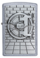 Купить Зажигалка ZIPPO Classic с покрытием Street Chrome™, латунь/сталь, серебристая, матовая, 38x13x57 мм арт. 29555