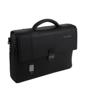Купить Портфель Piquadro Acron, черный, 42x31x8 см арт. CA3111AO/N