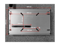 Купить Стойка под сиденье 280 мм, диаметр 73 мм, основание 230 мм (упаковка из 4 шт.) арт. 91121-11-MR_pkg_4