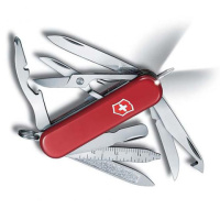 Купить Нож-брелок Victorinox Classic Midnight MiniChamp, 58 мм, 17 функций, красный арт. 0.6386