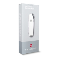 Купить Нож-брелок VICTORINOX Classic SD Colors "Falling Snow", 58 мм, 7 функций, белый арт. 0.6223.7G