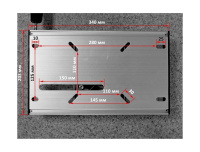 Купить Стойка с основанием под сиденье, высота 457 мм, ди (упаковка из 4 шт.) арт. 91121-18-MR_pkg_4