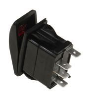 Купить Переключатель трехпозиционный ON-OFF-ON 12 В/20А 4Р с подсветкой арт. 4620136053051