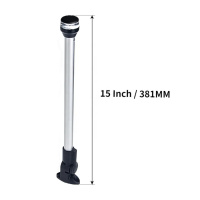 Купить Огонь круговой светодиодный на наклонной стойке 381 мм, нержавеющая сталь арт. E011360-15A