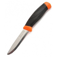 Купить Нож Morakniv Companion F Serrated, нержавеющая сталь, оранжевый арт. 11829