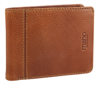 Купить Бумажник Mano Don Montez, натуральная кожа в коньячном цвете, 12,5х9,7 см арт. M191925102