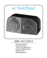 Купить Панель с USB-разъемом 5в 2.1А и прикуривателем арт. AD6-1011/2013