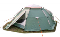Купить Туристическая палатка автомат Igloo, l.green / w.grey,  World of Maverick арт. M-GG-063