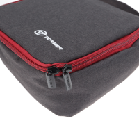 Купить Несессер Torber, чёрно-бордовый, 20х18х8 см арт. T415-BRD