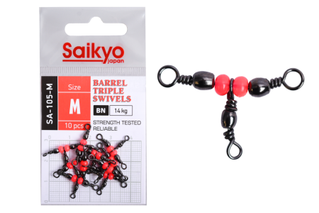 Купить Вертлюг Saikyo SA-105-M - 10 шт (14кг) арт. SA-105-M