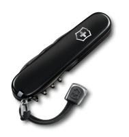 Купить Нож перочинный VICTORINOX Spartan PS, 91 мм, 13 функций, чёрный, со шнурком в комплекте арт. 1.3603.3P