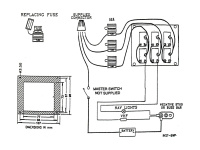 Купить Панель бортового питания 6 переключателей, серебристая (упаковка из 5 шт.) арт. 10538_pkg_5
