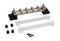 Купить Колодка распределительная электромонтажная с защитной крышкой, 2 планки по 6 контактов арт. MR324DC