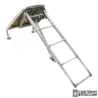 Купить Платформа носовая с трапом 4 ступени белые арт. 040246WT