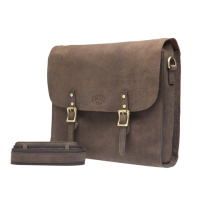 Купить Сумка Klondike Brett, коричневая, 38х33х7 см арт. KD1038-01