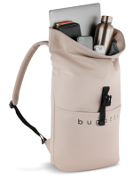 Купить Рюкзак Bugatti Rina, пудровый, переработанный полиуретан, 40х13х47 см, 15 л арт. 49430079