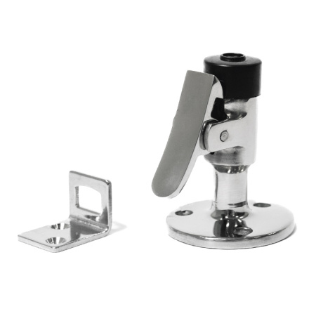 Купить Ограничитель с фиксатором SUNFINE для двери 63 мм, нержавеющая сталь арт. SF31144-1