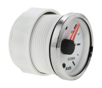 Купить Трим-указатель 0-190 Ом; белый циферблат; нержавеющий ободок; д. 52 мм арт. JMV00298_KY09115