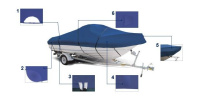 Купить Тент транспортировочный для лодок длиной 5;0-5;3 м типа Cabin Cruiser арт. MA20110