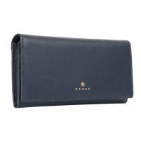 Купить Кошелёк Cross Monaco, кожа наппа, тёмно-синий, 20x11x2,5 см арт. AC898288_1-5