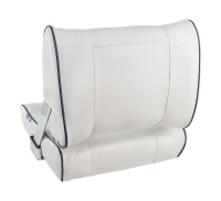 Купить Кресло мягкое с перекидной спинкой белого цвета и синим кантом (упаковка из 2 шт.) арт. 1042048_pkg_2