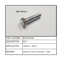 Купить Болт 44, [UNF 3/8-24 1 3/4"L STS630], Sea First арт. B030824044S