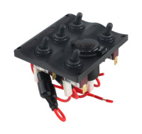 Купить Панель бортового питания 5 переключателей, разъем прикуриватель (упаковка из 24 шт.) арт. C91341_pkg_24