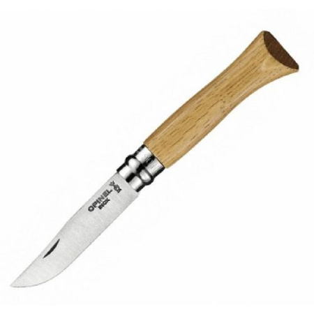 Купить Нож Opinel №6, нержавеющая сталь, дубовая рукоять в картонной коробке, 002024 арт. 002024