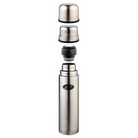 Купить Термос Biostal (1 литр) 2 чашки, стальной арт. NB-1000K2