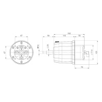 Купить Помпа рулевая гидравлическая GP-23 (23 см3) арт. 010603T