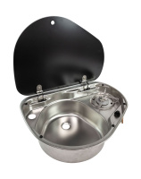 Купить Плита газовая с мойкой левой, стеклянная крышка, Marine Rocket (упаковка из 2 шт.) арт. MR600LSSS_pkg_2