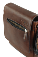 Купить Сумка через плечо Mano Don Valentino, натуральная кожа в коричневом цвете, 21х25х5 см арт. M191940039