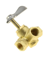 Купить Кран топливный 3-х позиционный латунный, 3/8 (упаковка из 10 шт.) арт. 2560713600_pkg_10