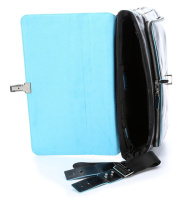 Купить Портфель Piquadro Blue Square, черный, 41х30х10 см арт. CA3111B2/N