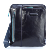 Купить Сумка Piquadro Blue Square, синяя, 21,5x24,5x5 см арт. CA1816B2/BLU2