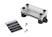 Купить Колодка распределительная электромонтажная с защитной крышкой, 2 планки по 6 контактов арт. BF422C6P